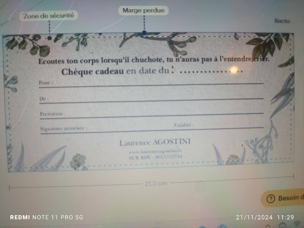 photo activite Laurence