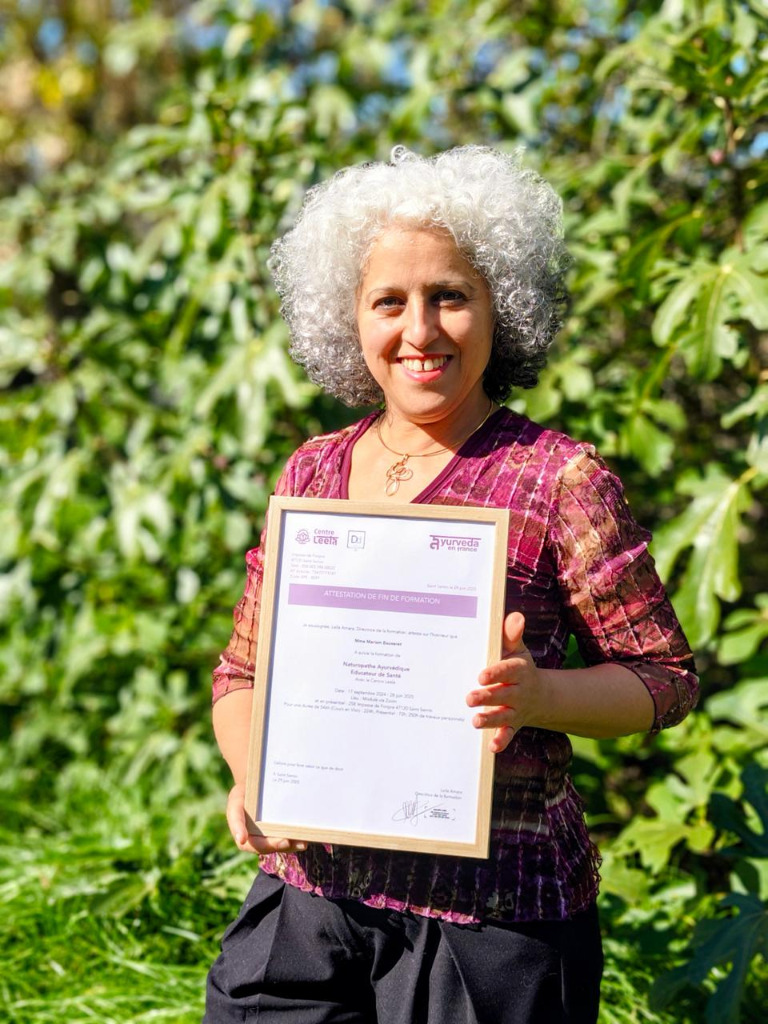 photo diplome Jyoti-Nour / Mariam Bouveret-Chafter