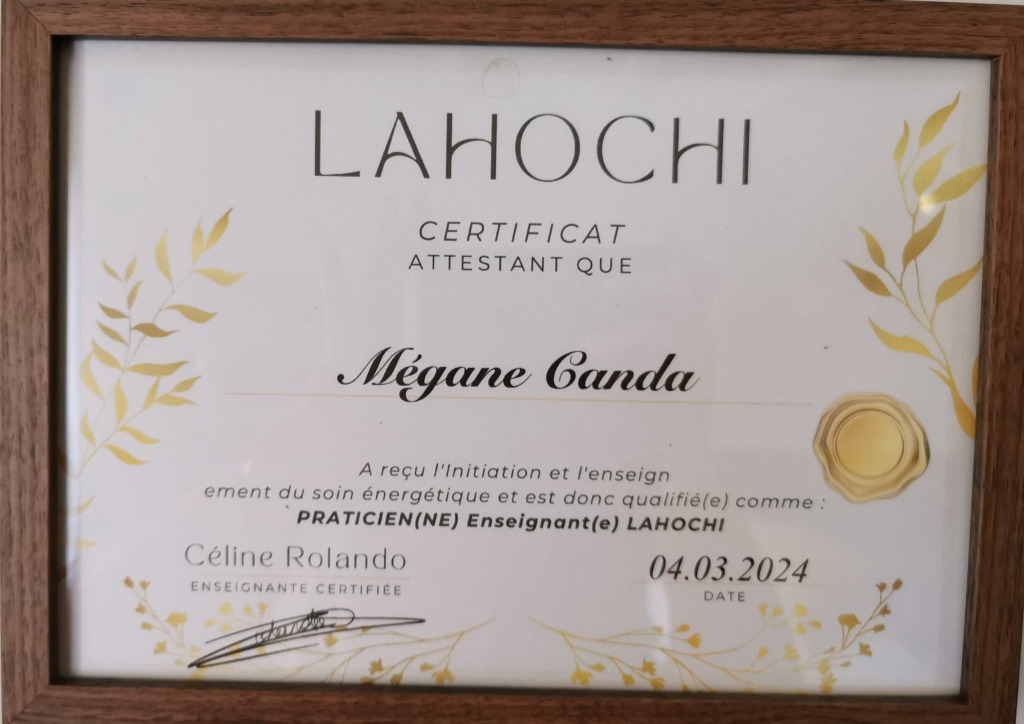 photo diplome Au cœur de soi m’aime 