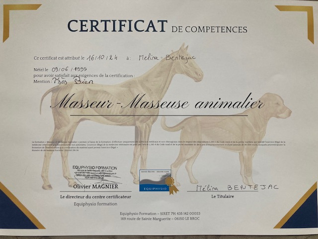 photo diplome Mélina Bentejac