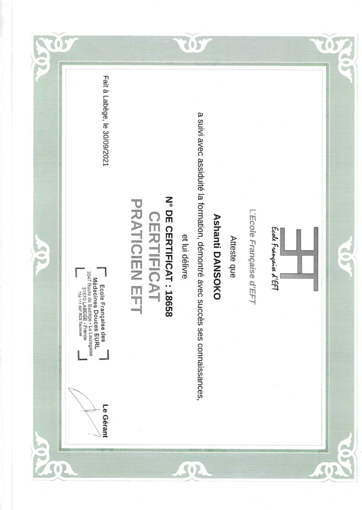 photo diplome Ashanti