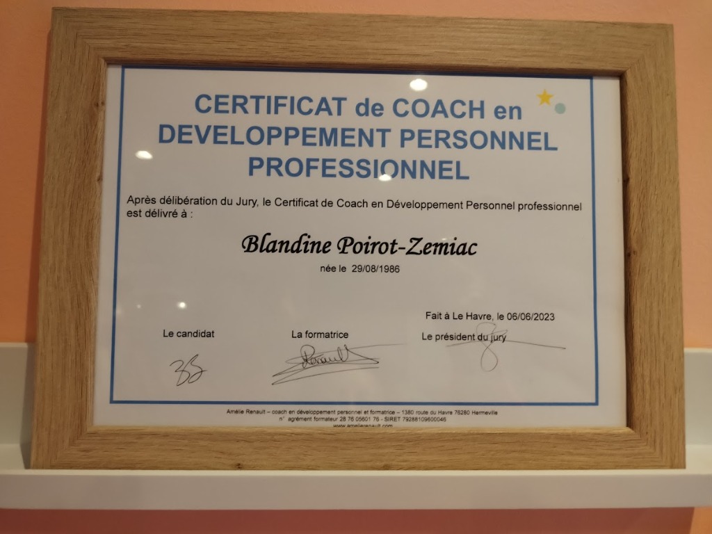 photo diplome Blandine Poirot Zemiac