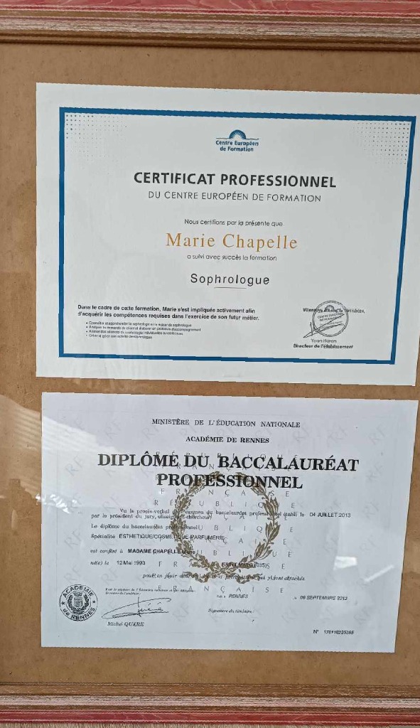 photo diplome Marie CHAPELLE