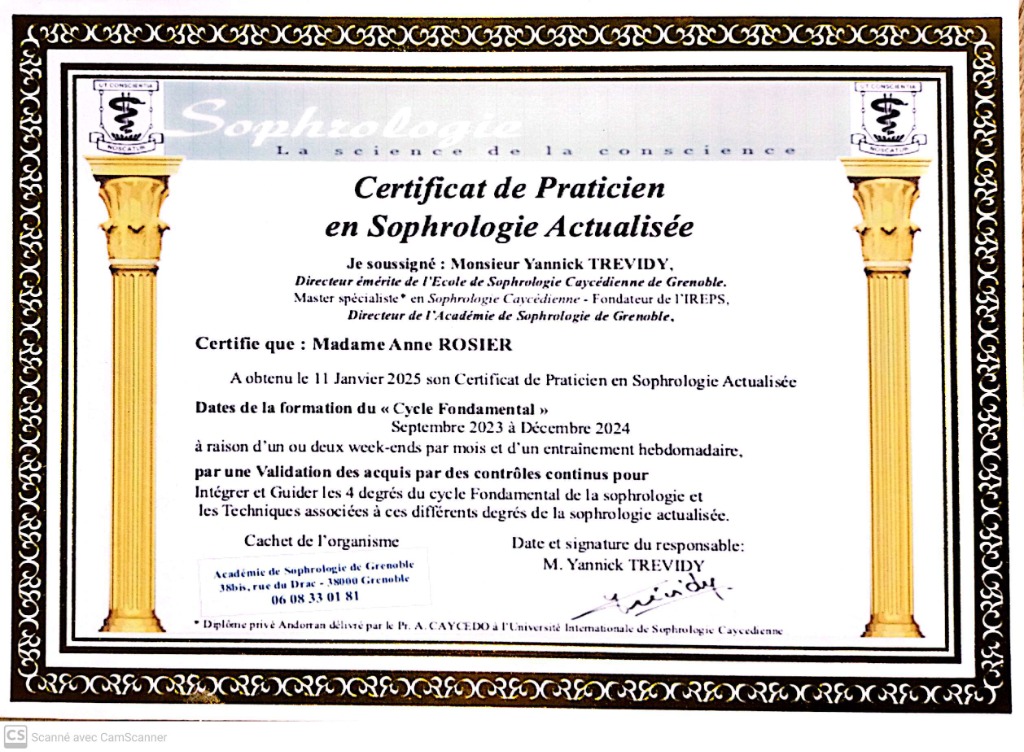 photo diplome Anne Rosier