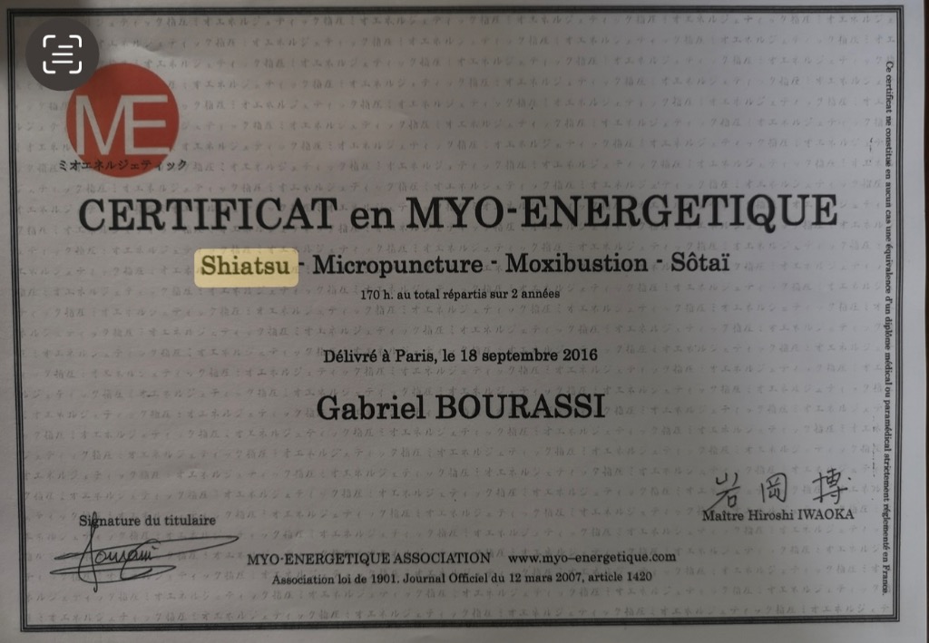 photo diplome Gabriel BOURASSI EI