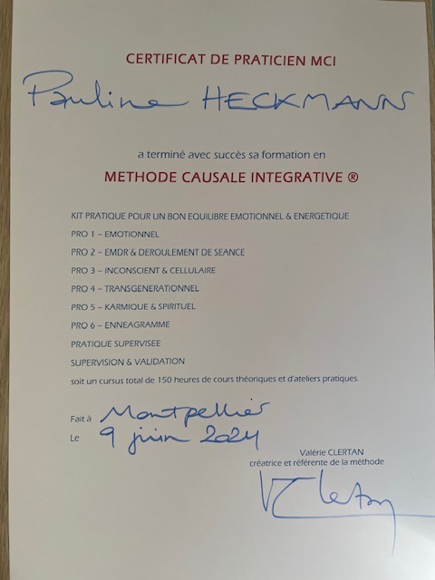 photo diplome Pauline Heckmann