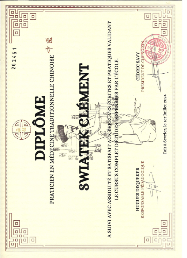 photo diplome Clément SWIATEK