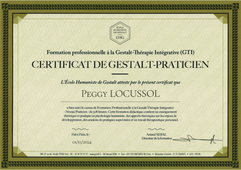 photo diplome Peggy Locussol