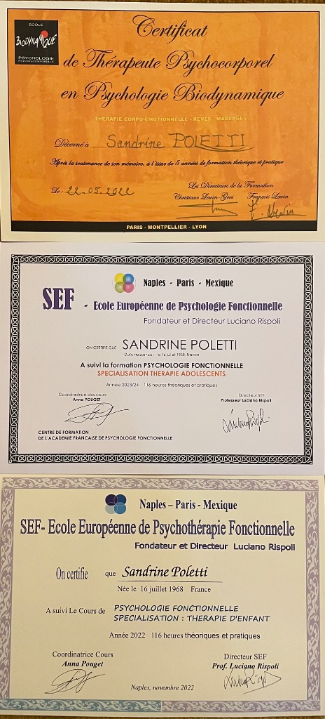 photo diplome Poletti Sandrine