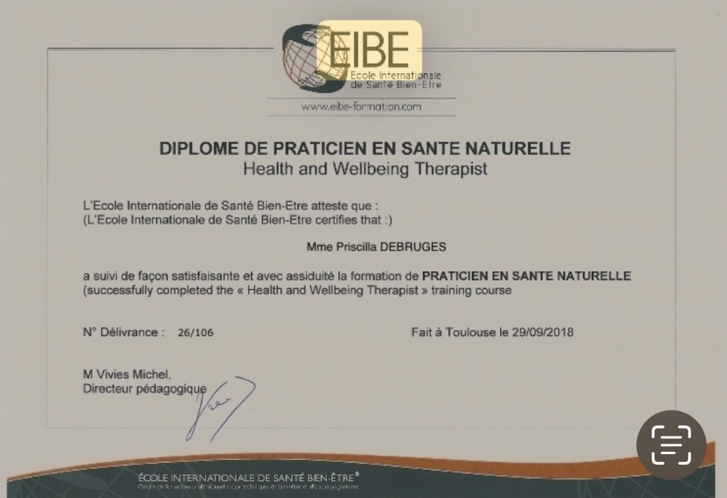 photo diplome Veronique LEGRAND