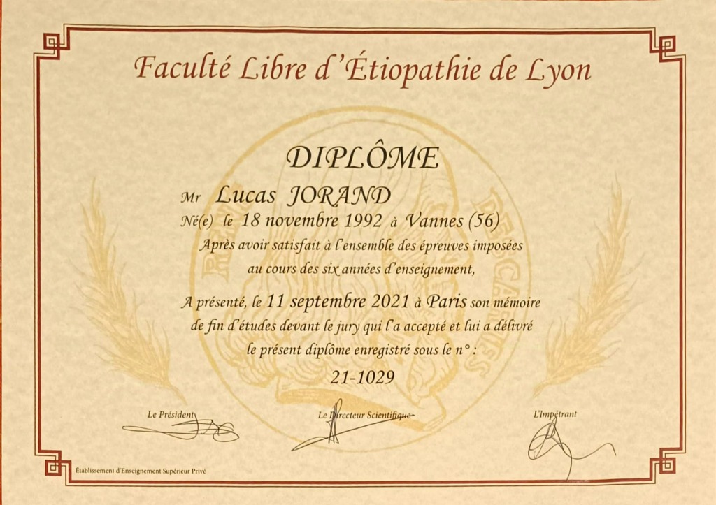 photo diplome JORAND LUCAS
