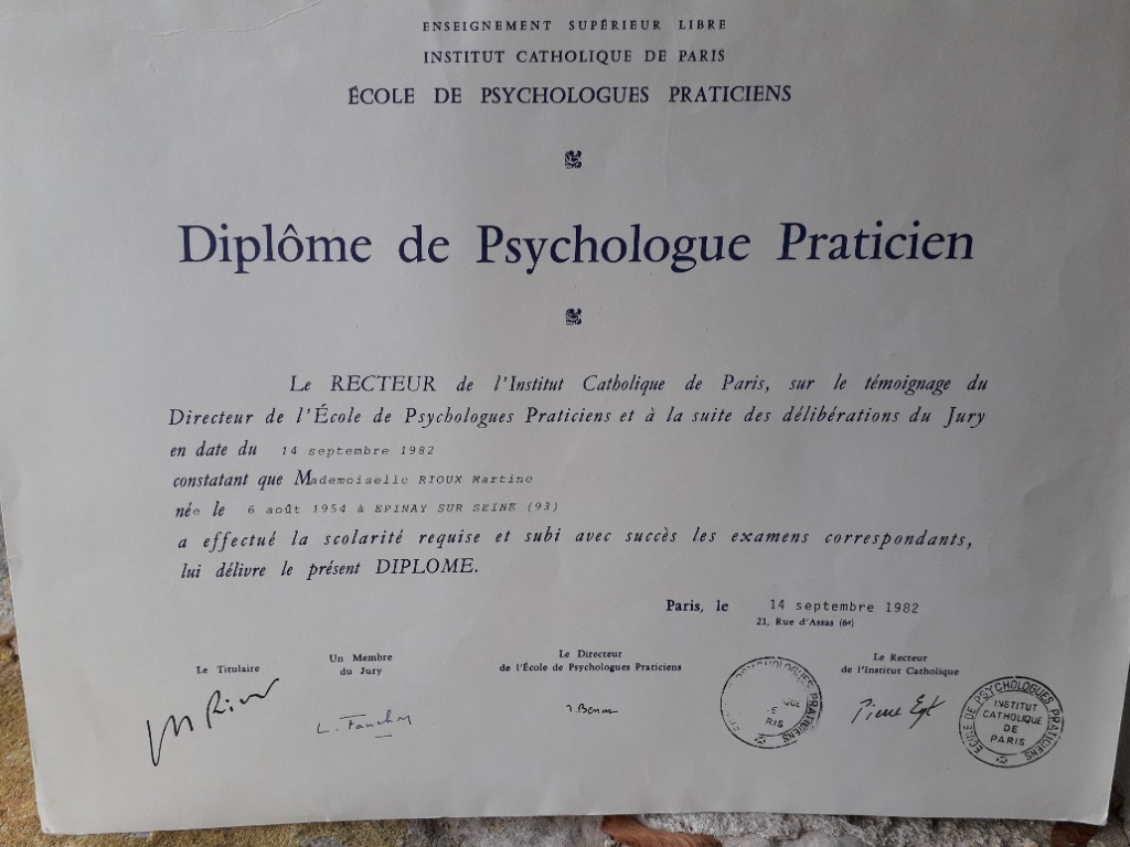 photo diplome RIOUX MARTHA