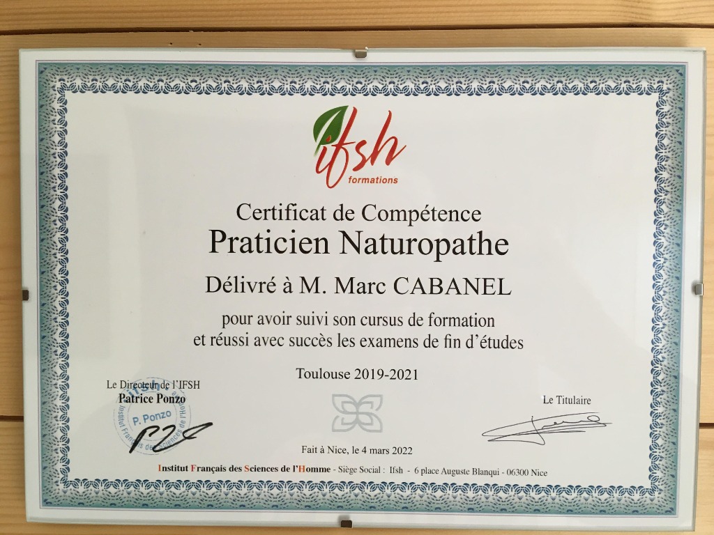 photo diplome Marc CABANEL