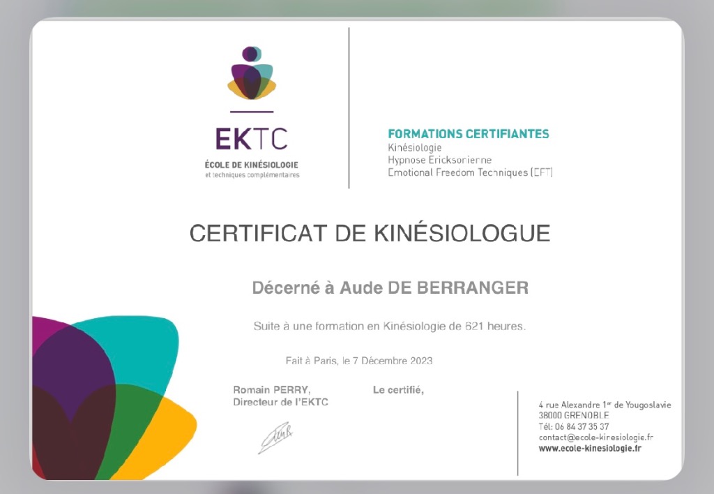 photo diplome Aude de Berranger 