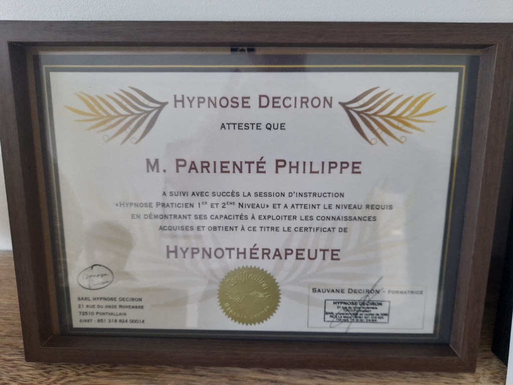 photo diplome Philippe PARIENTE