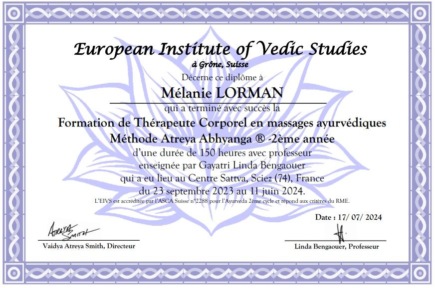 photo diplome Mélanie Lorman
