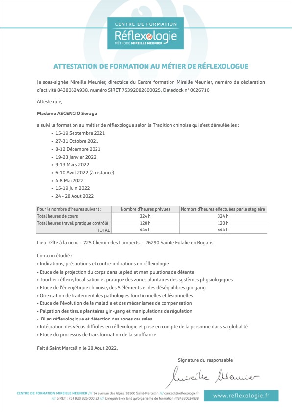 photo diplome Ascencio Soraya