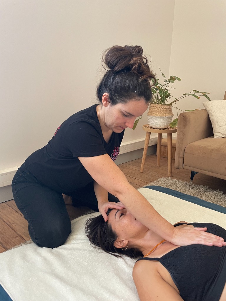 photo seance Torii shiatsu Thérèse Roquet