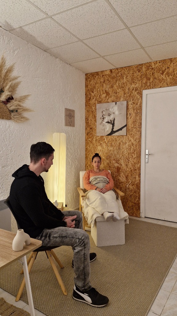 photo seance Bertrand Parise Sophrologue