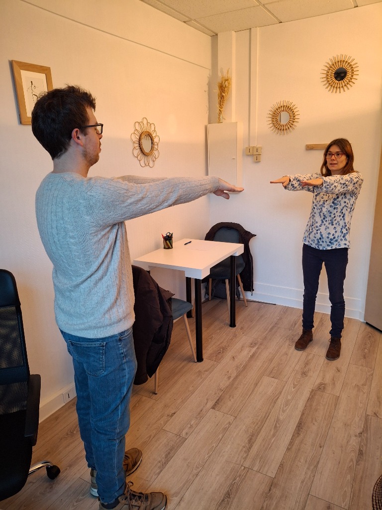 photo seance Aurélie Braud Sophrologue