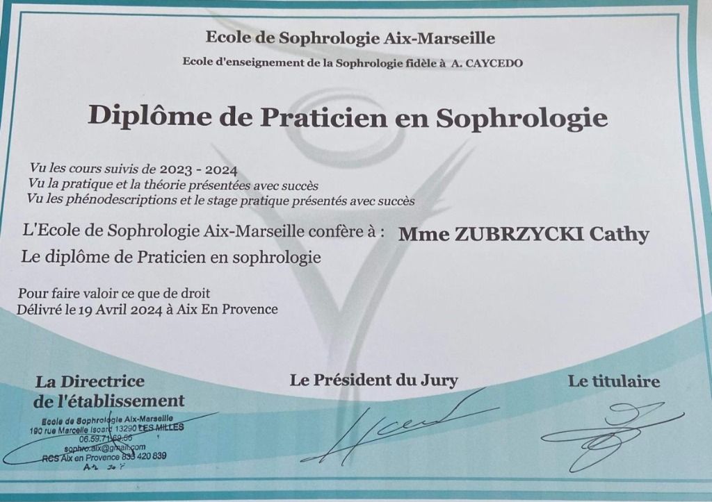 photo diplome ZUBRZYCKI Cathy