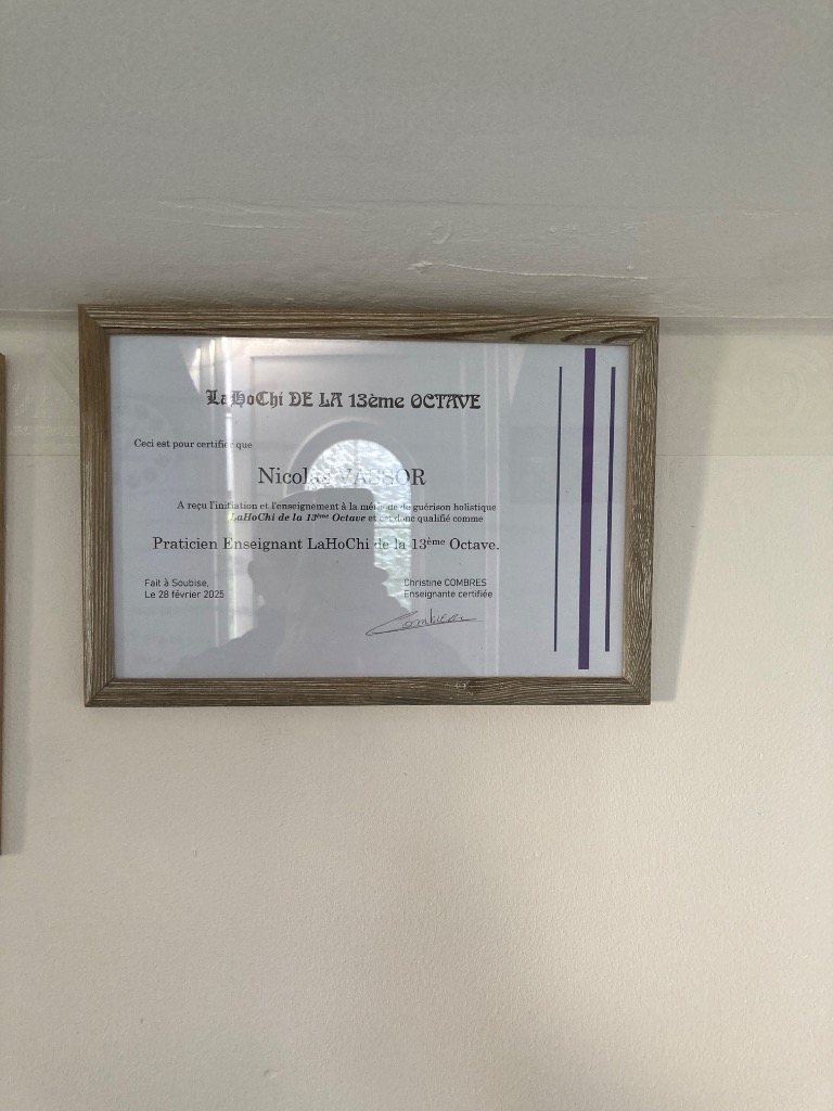 photo diplome Vassor Nicolas 