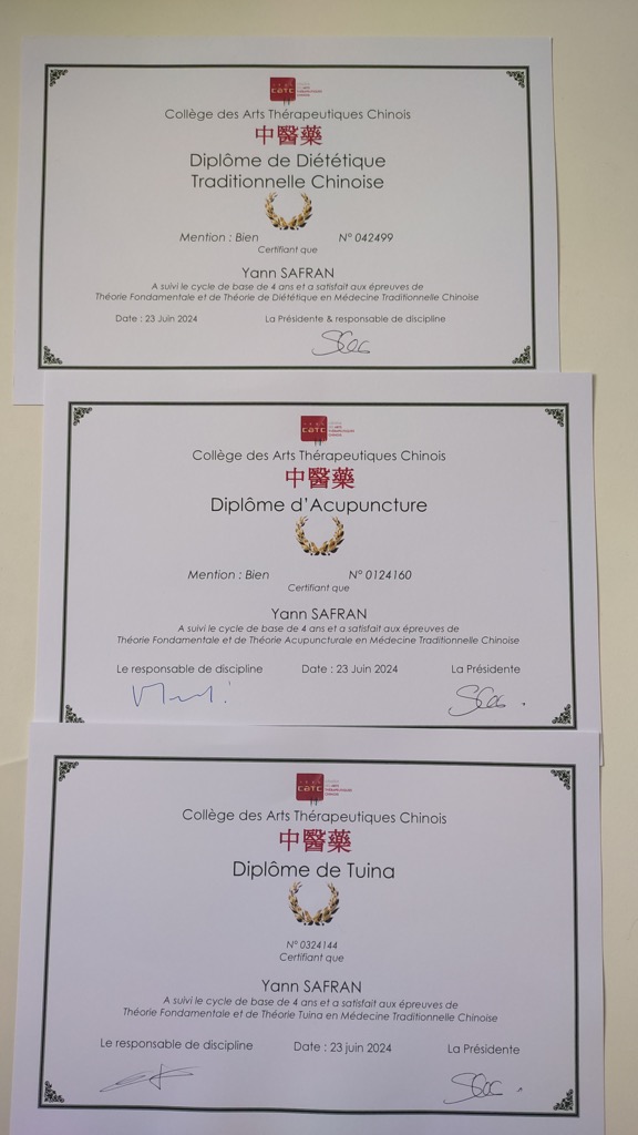 photo diplome Yann safran