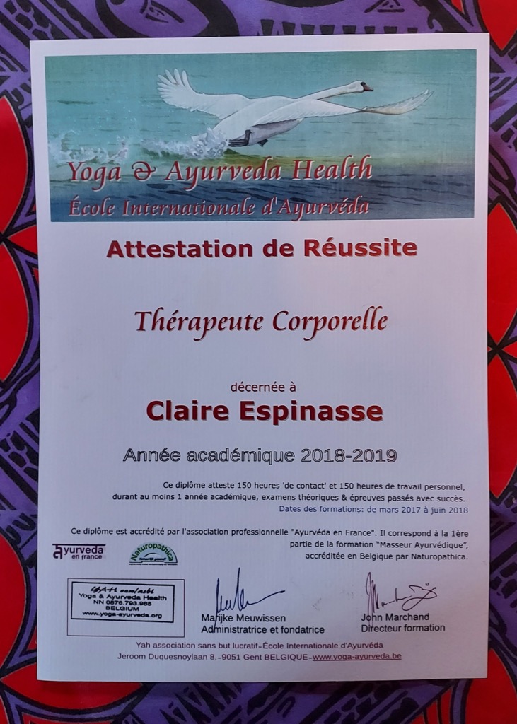 photo diplome Claire Espinasse