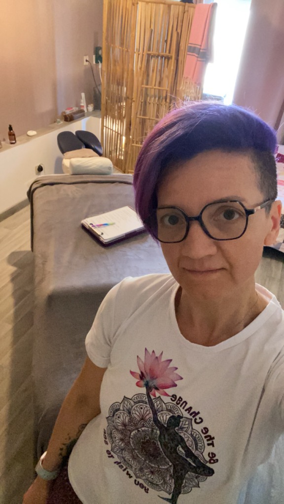 photo portrait Sandrine Fontaine « La DouceHeure des Paumes »