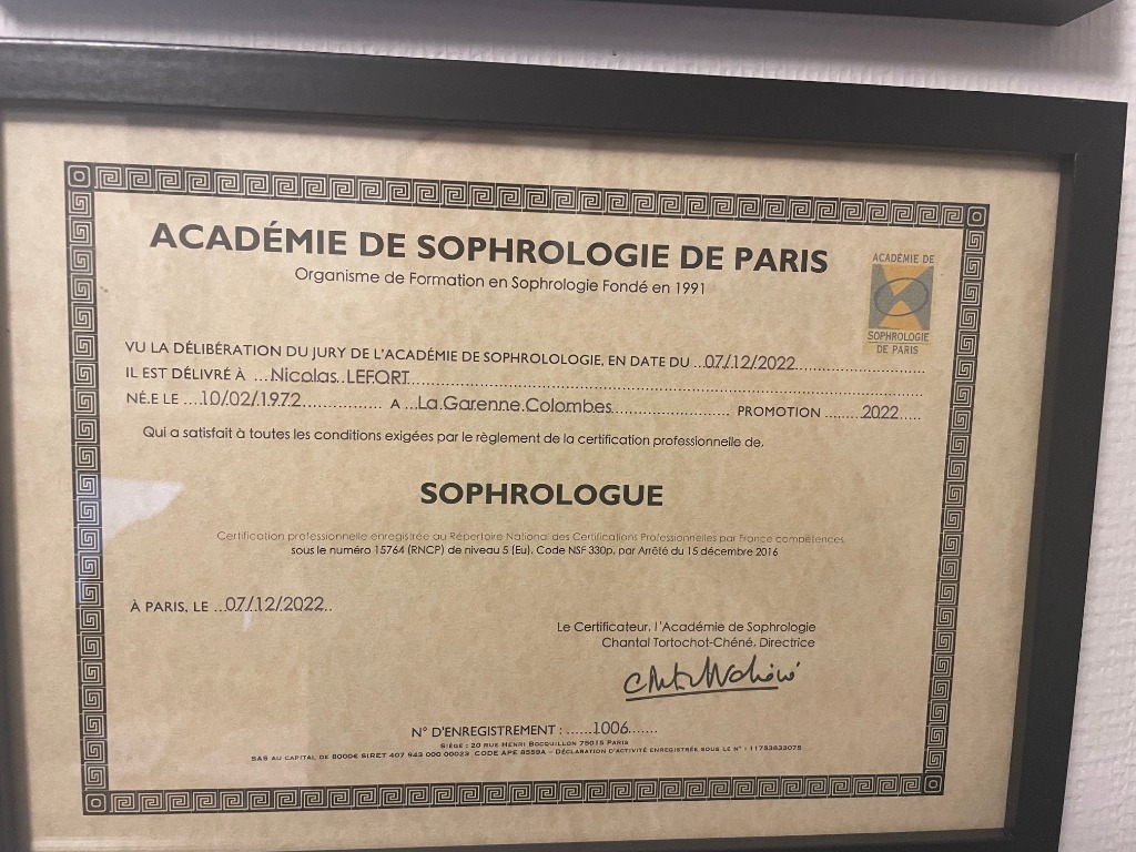 photo diplome Nicolas LEFORT