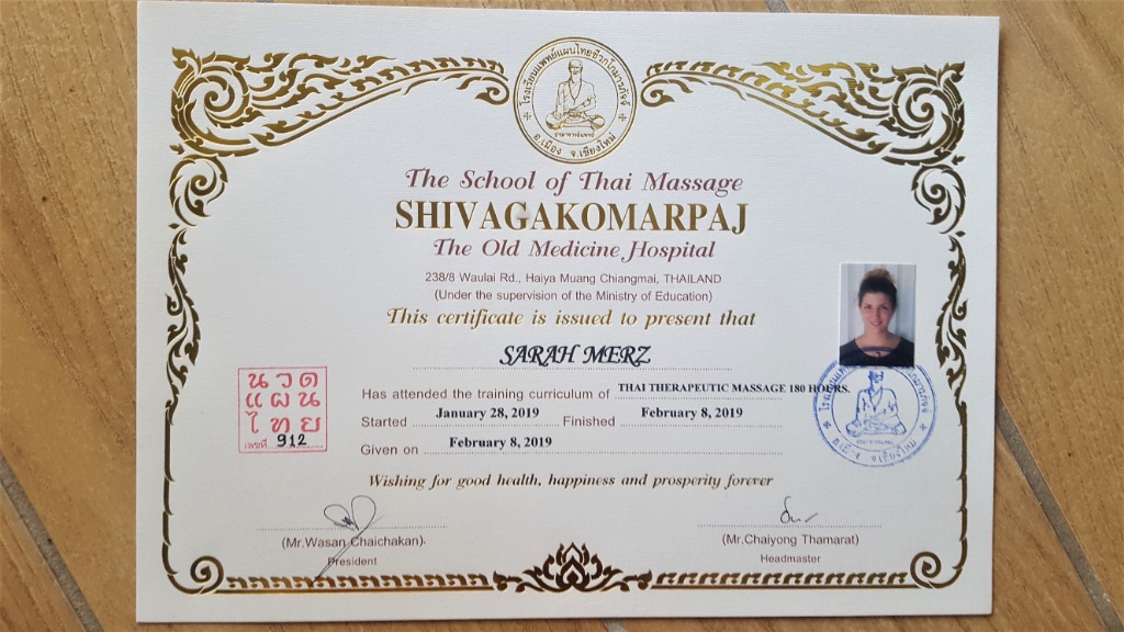 photo diplome Sarah Merz