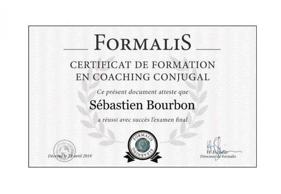 photo diplome Bourbon sebastien