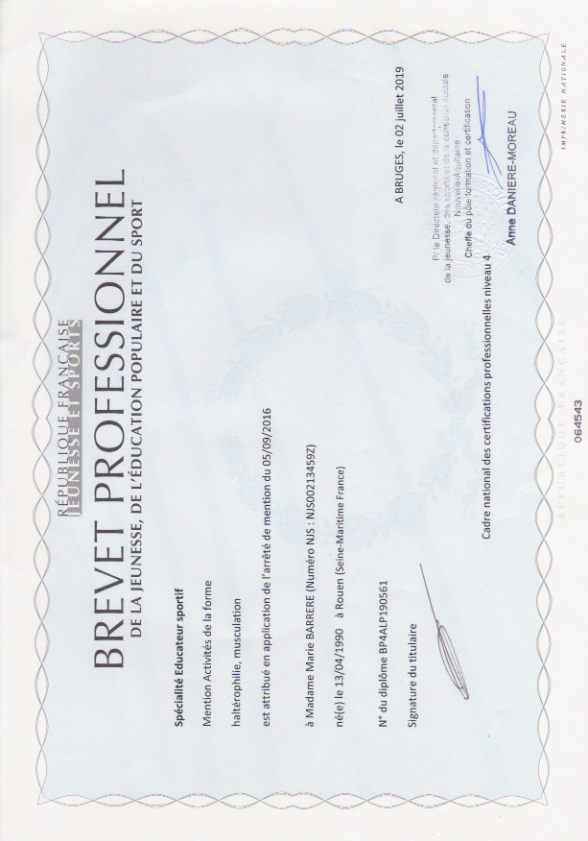 photo diplome Athléa