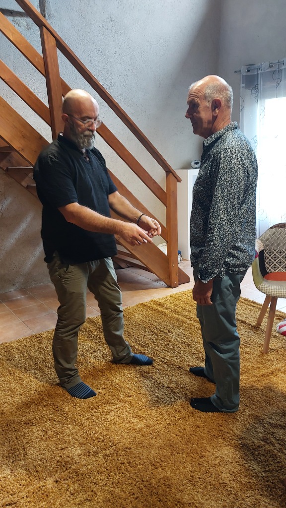 photo seance David Combes Energeticien