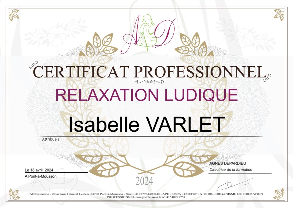 photo activite Sophron’iz Isabelle VARLET