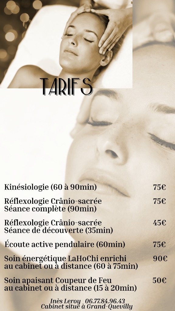 photo activite Inès LEROY - Kinésiologie et Réflexologie CS