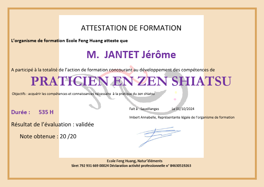 photo diplome JANTET Jérôme