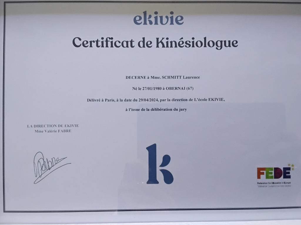 photo diplome Laurence SCHMITT