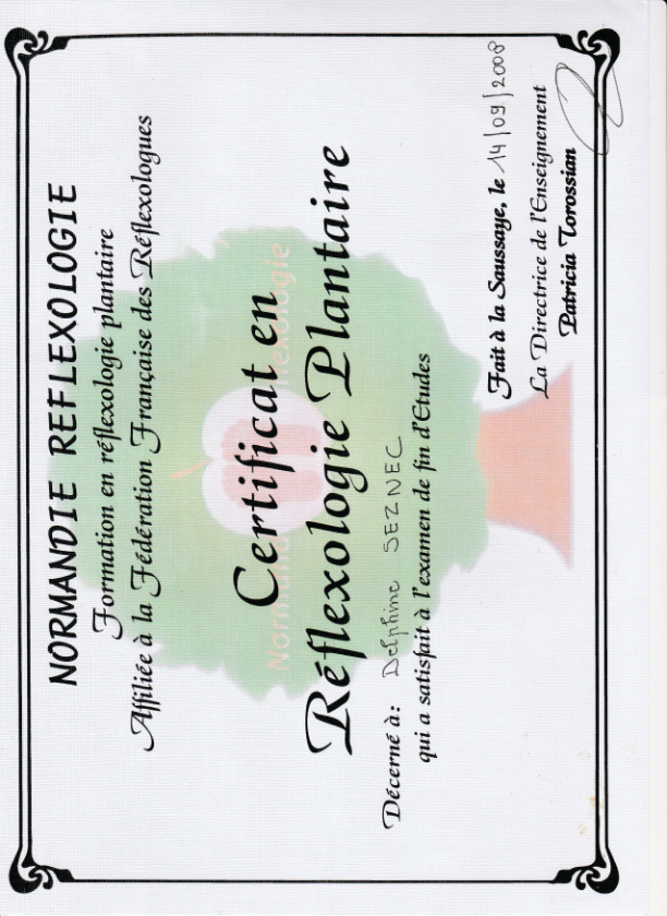 photo diplome Delphine Quessandier 