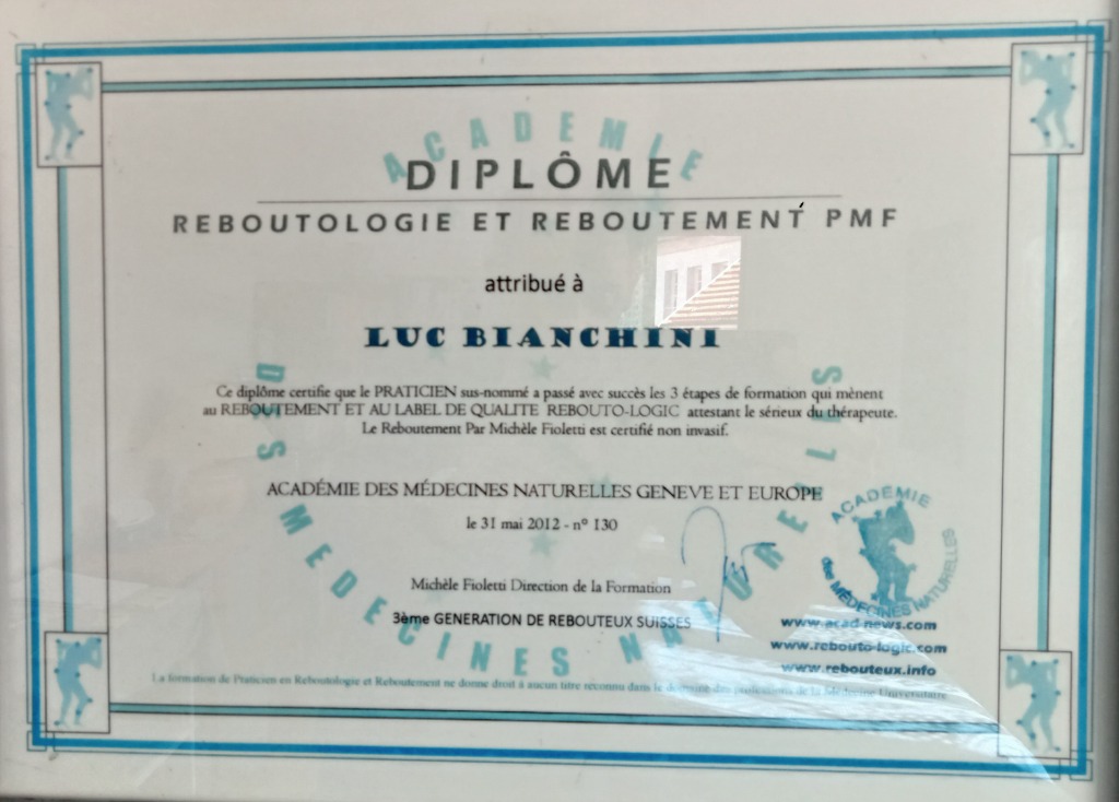 photo diplome BIANCHINI Luc