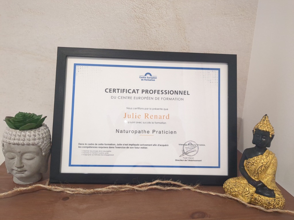 photo diplome Julie Renard le bourhis