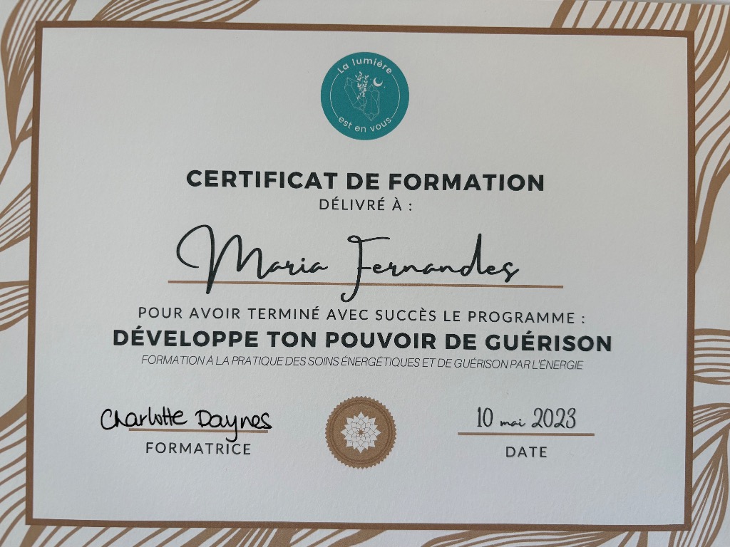 photo diplome Énergie par magnétisme 