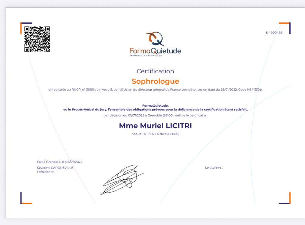 photo diplome Muriel PIANET