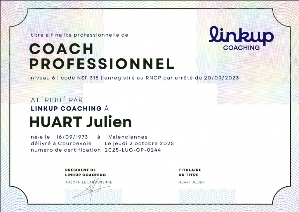 photo diplome Julien HUART