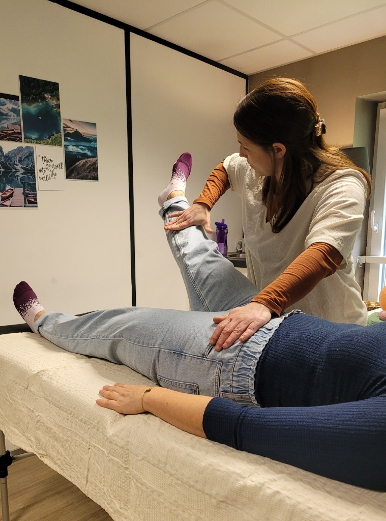 photo seance Chloé Muller Kinésiologue