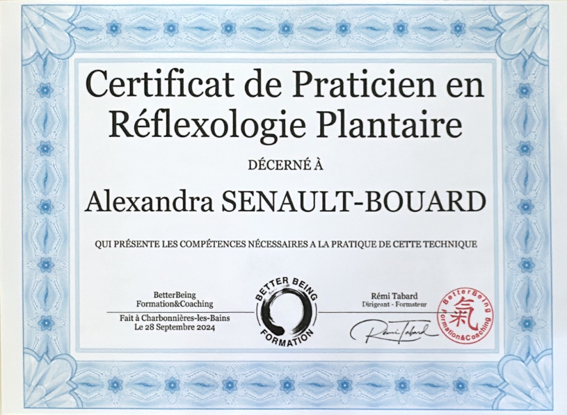 photo diplome Alexandra Senault