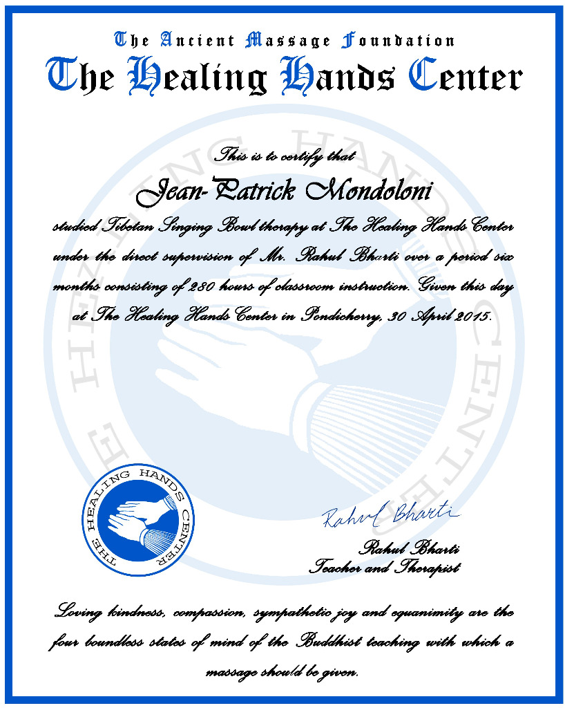 photo diplome Le voyage sonore