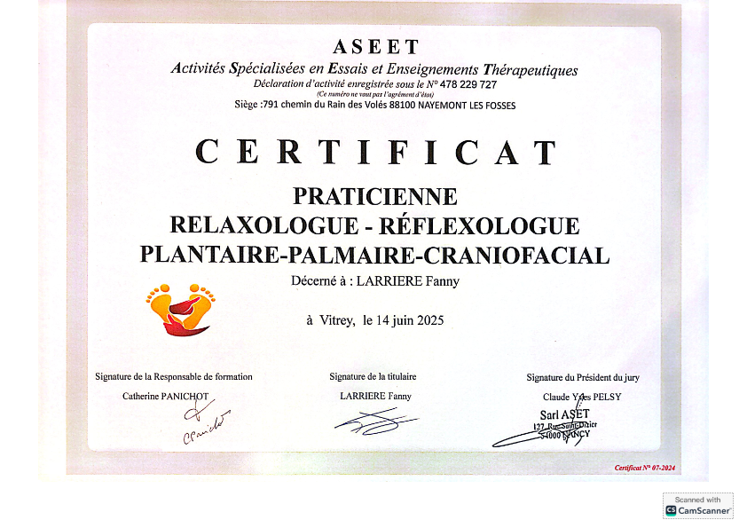 photo diplome Fanny Larriere 