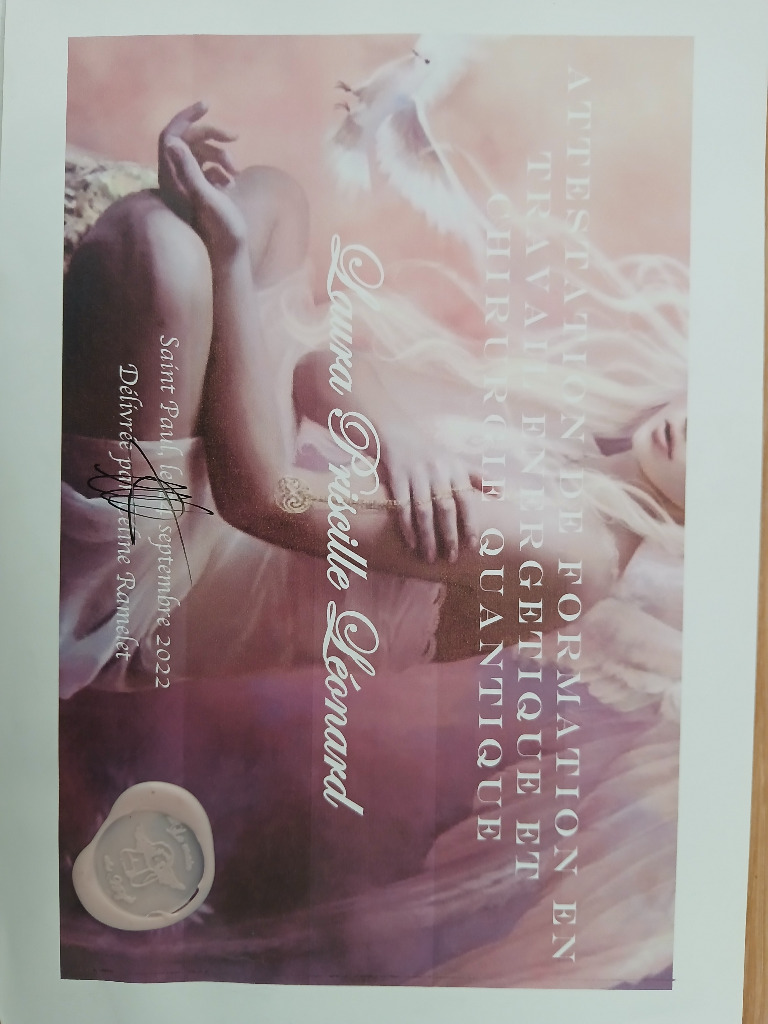 photo diplome L’Aura - Les Sens En Eveil