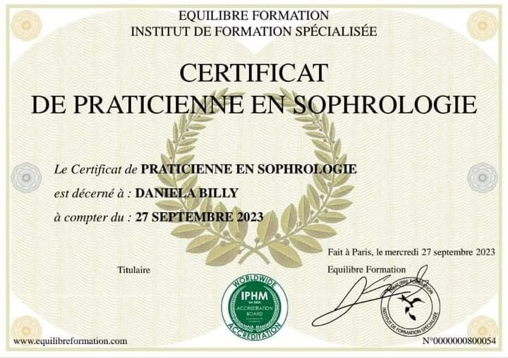 photo diplome Daniela Billy